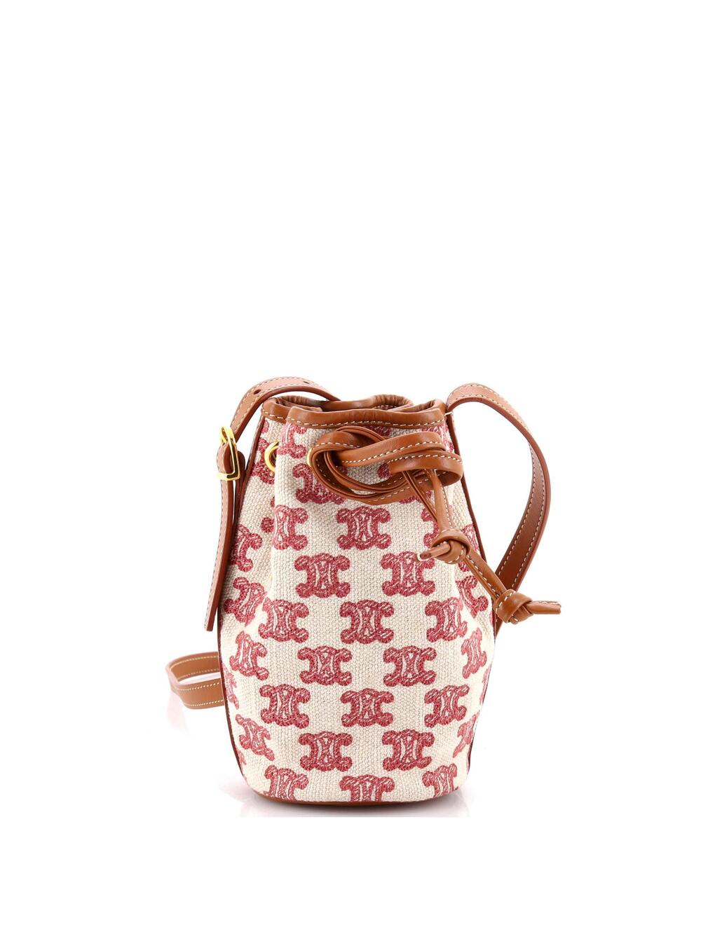 Celine Drawstring Bucket Bag Triomphe #281757C96B